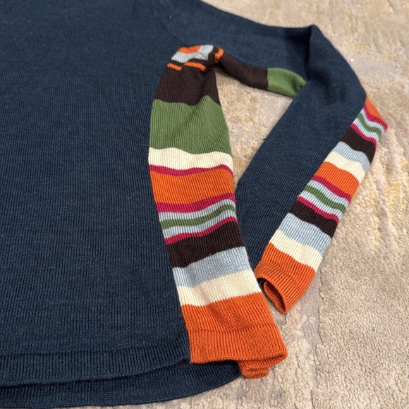 Smartwool Sweater Womens M Long Sleeve Merino Wool Knit Blue Stretch in GUC - Picture 2 of 9